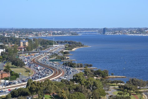south perth view from kings park
